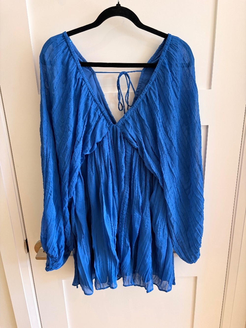 Le Lis Blue Mini Dress, Size Large